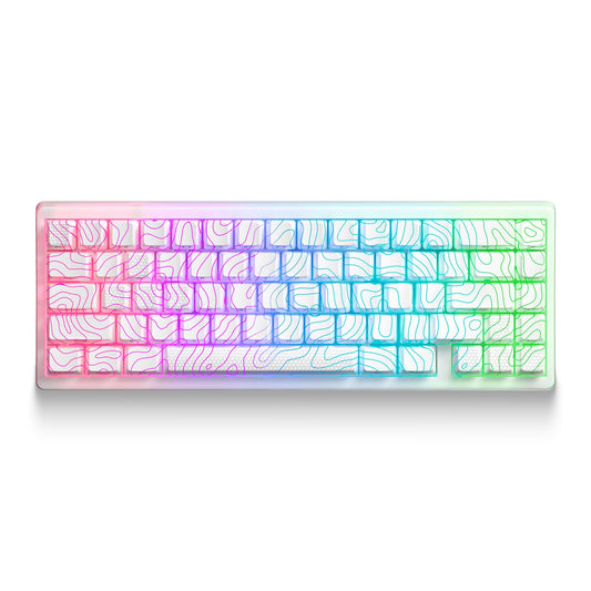 XVX M67 JadeStone Stellar White VIA Tri-Mode Mechanical Keyboard with IMD-Tech Keycaps